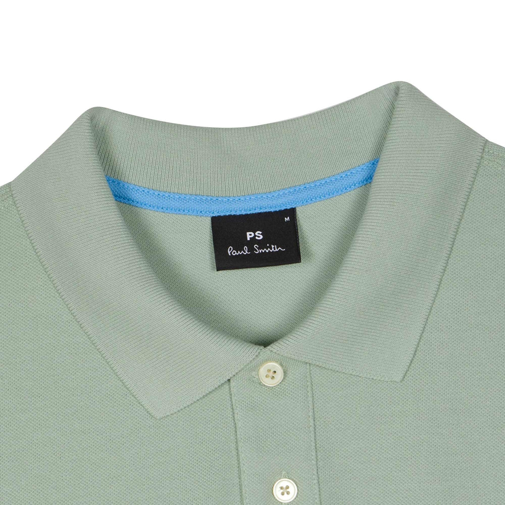 Paul Smith Organic Cotton Zebra Polo Shirt - Pastel Green