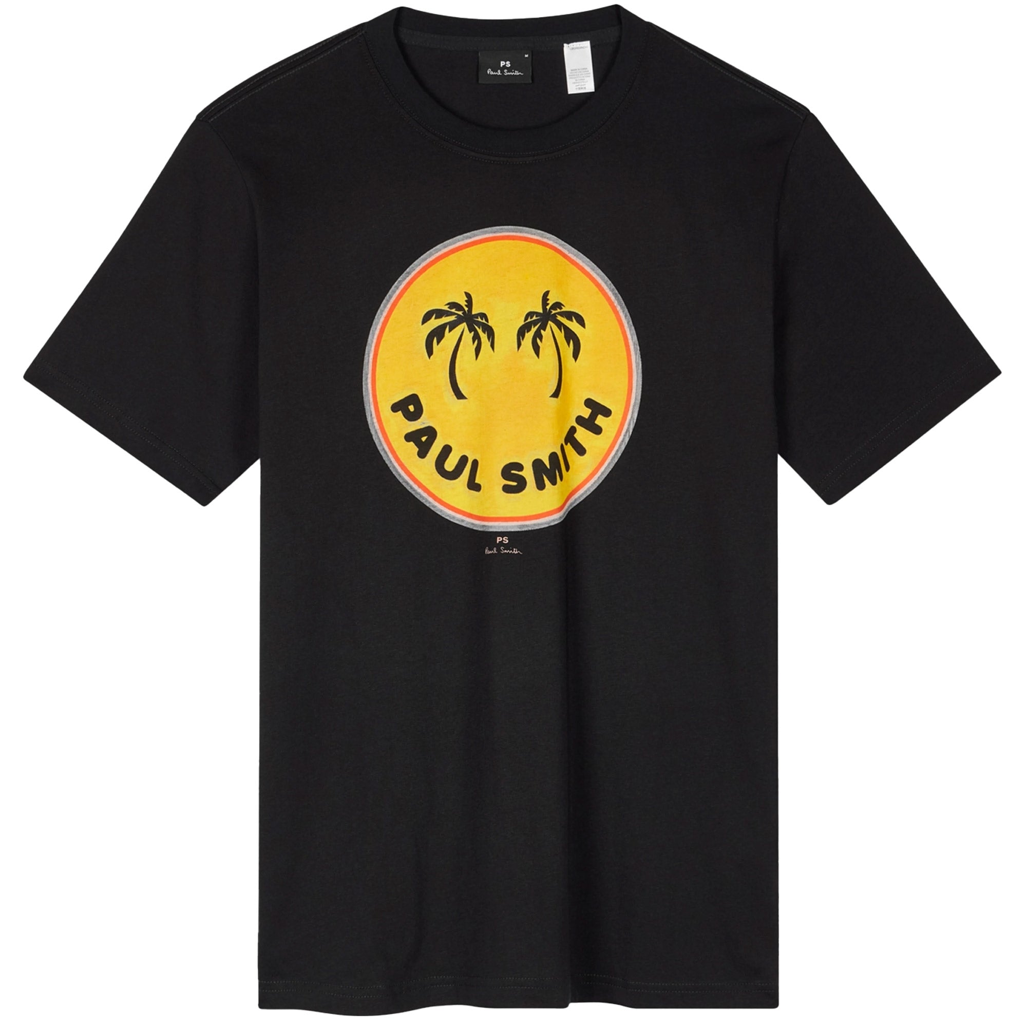 Paul Smith Palm Trees Print T-Shirt - Black