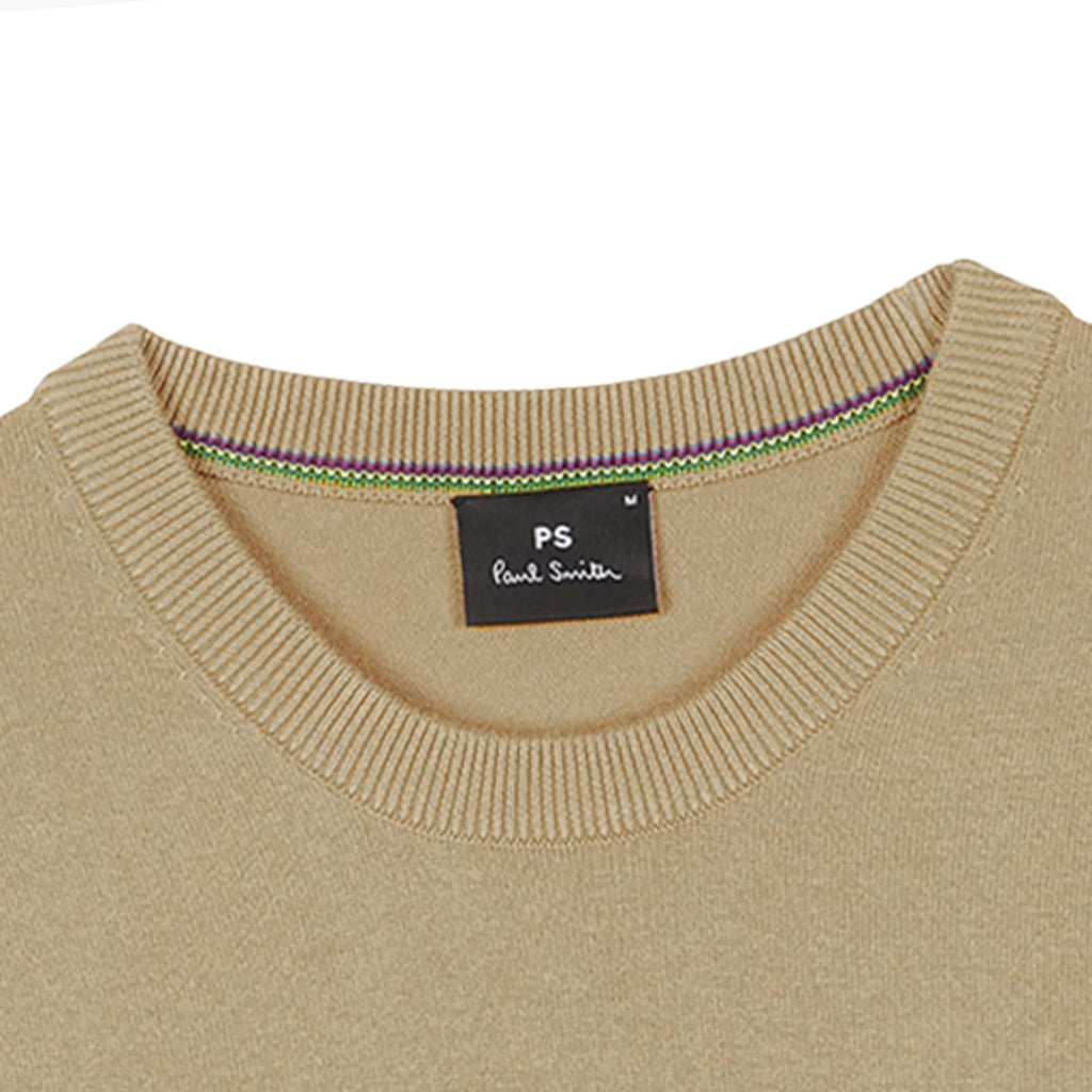 Paul Smith Organic Cotton Zebra Logo Sweater - Beige