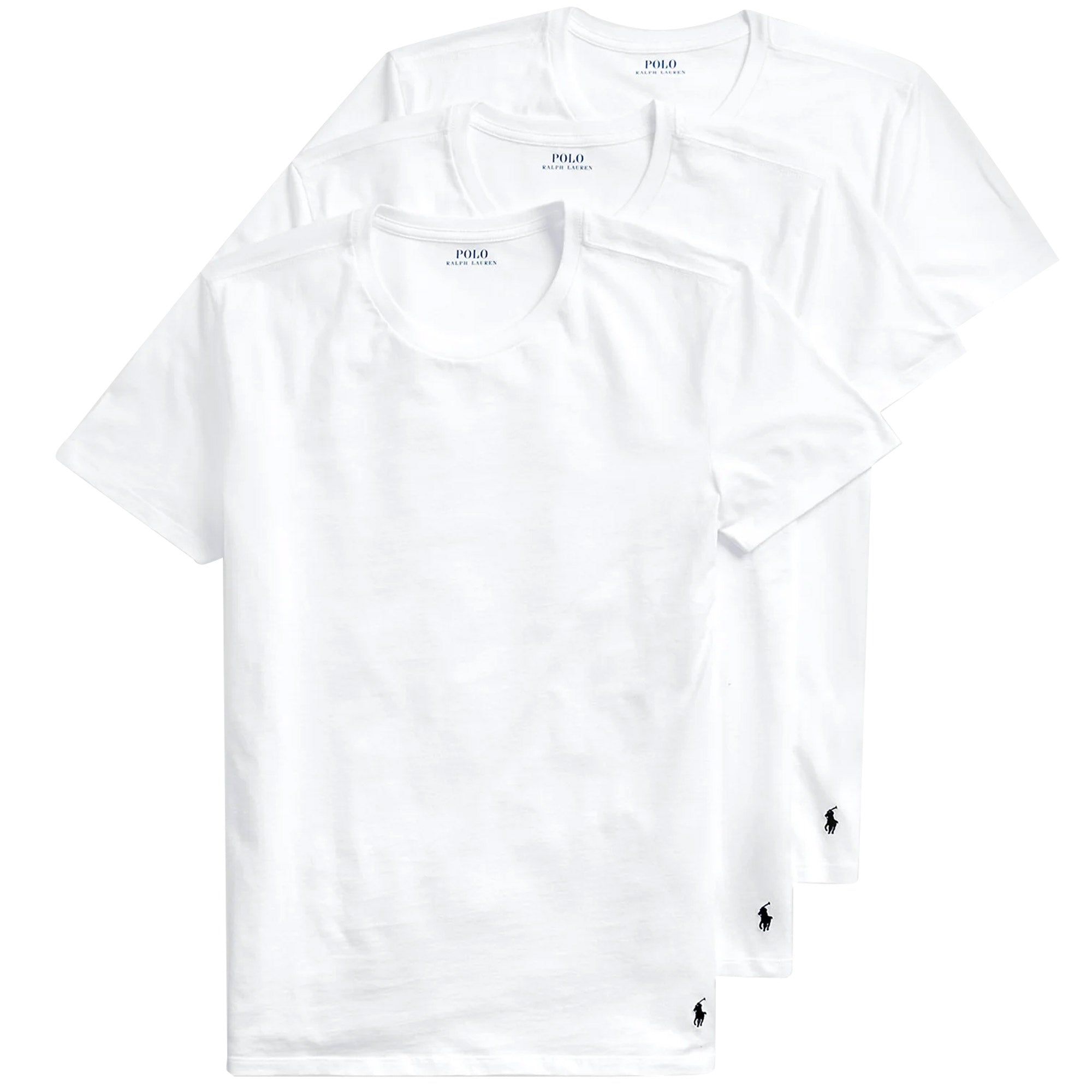 Polo Ralph Lauren Crewneck 3-Pack T-Shirts - White