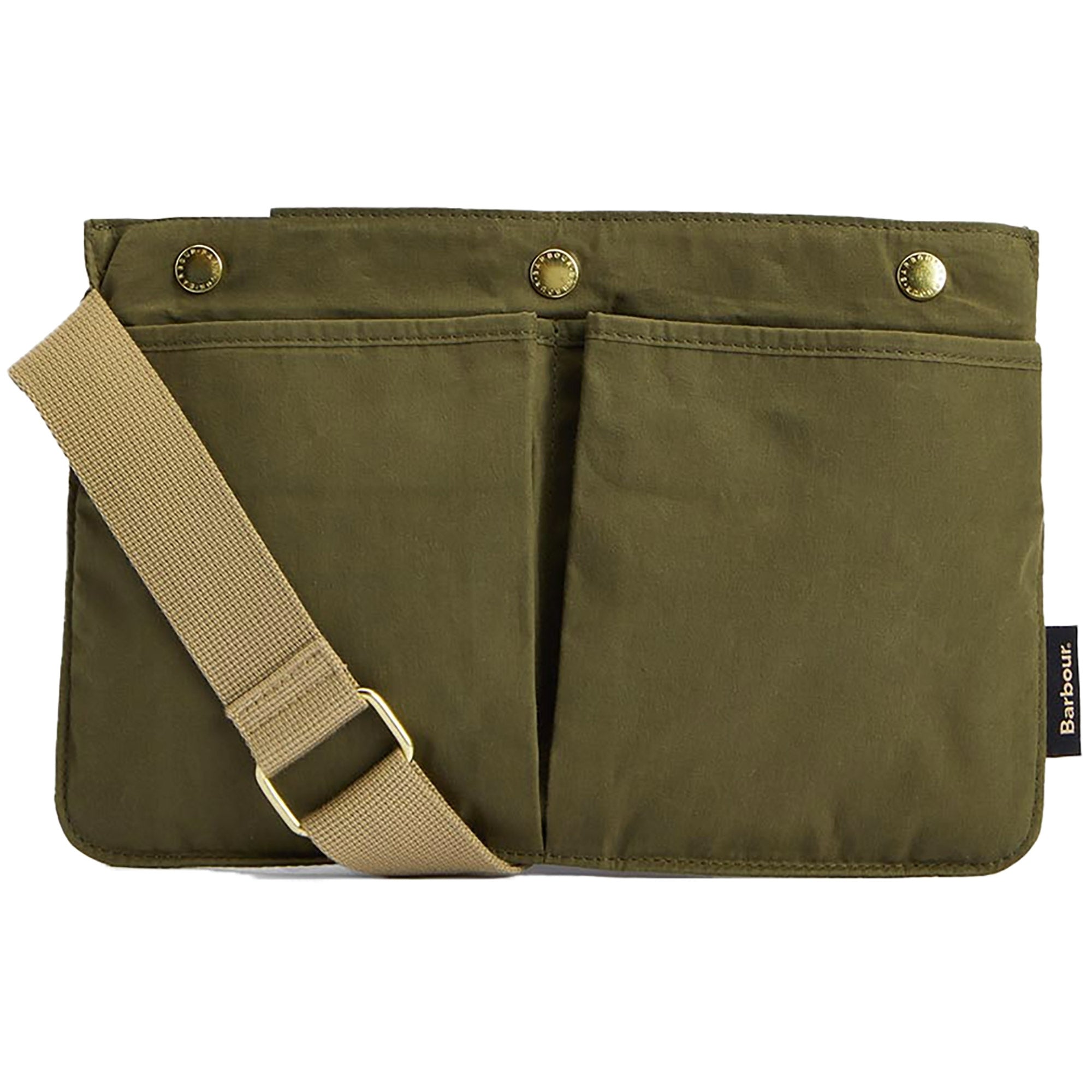 Barbour Transport Sacoche Bag - Dusky Green