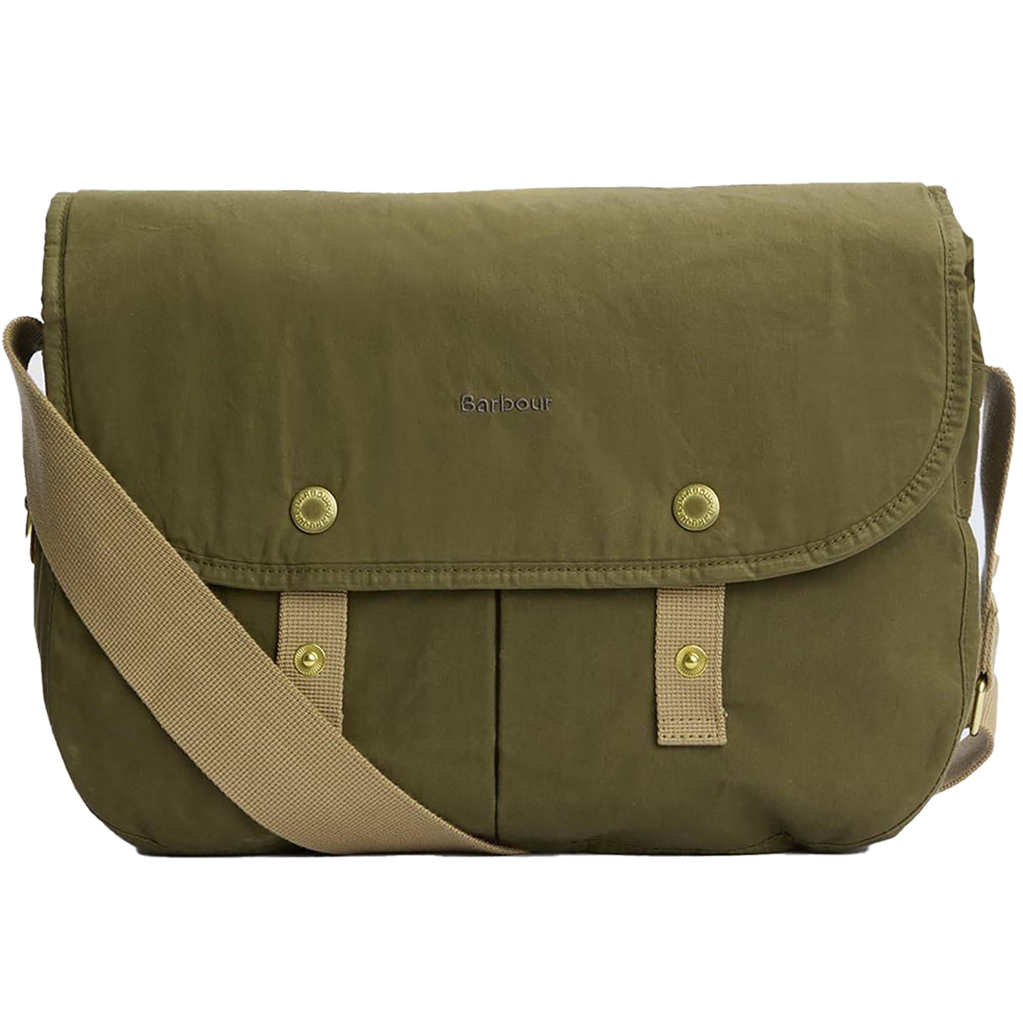 Barbour Transport Riever Crossbody Bag - Dusky Green