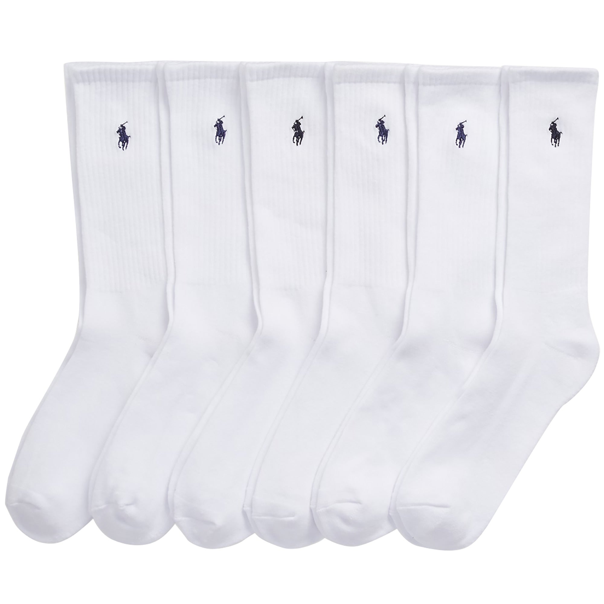 Polo Ralph Lauren Cotton-Blend Sock 6-Pack - White