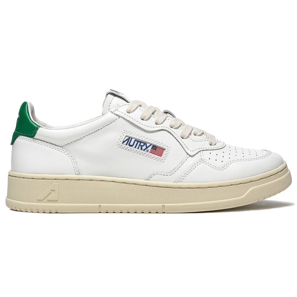 Action Low Leather - White/Green