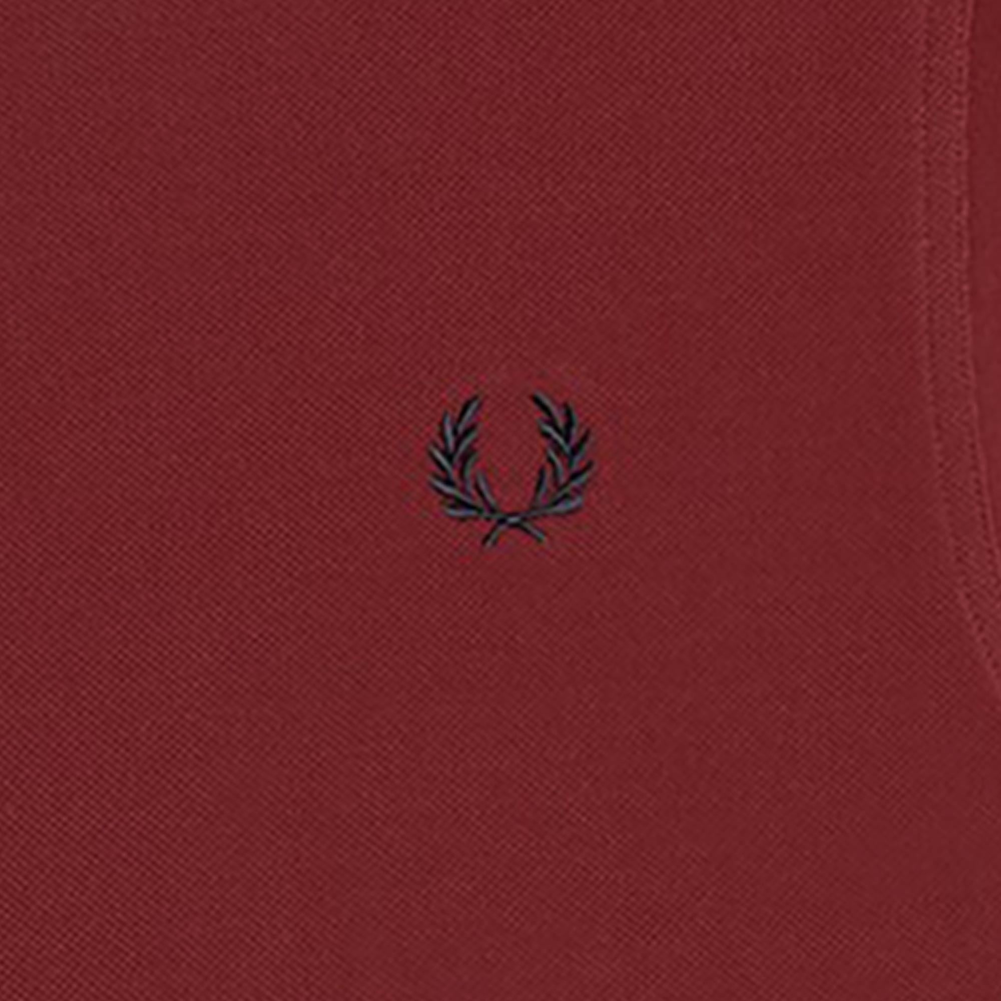 Fred Perry M3600 Twin Tipped Polo Shirt - Bur Red