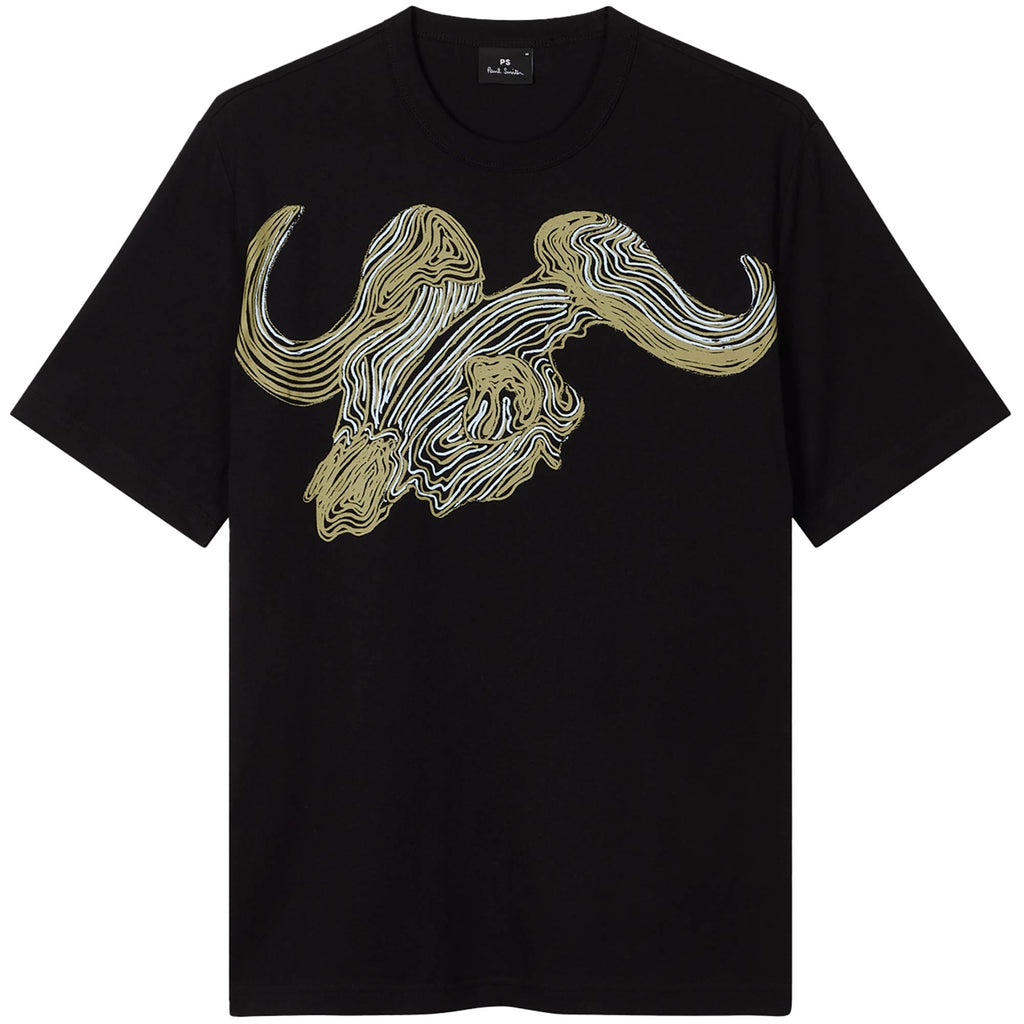 Paul Smith Cattle Skull T-Shirt - Black