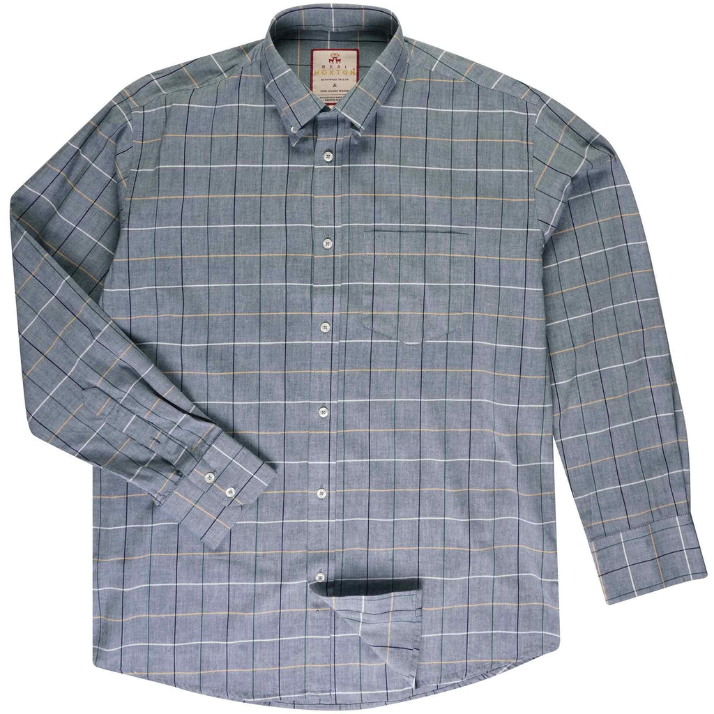 Real Hoxton Checked Shirt - Oxford