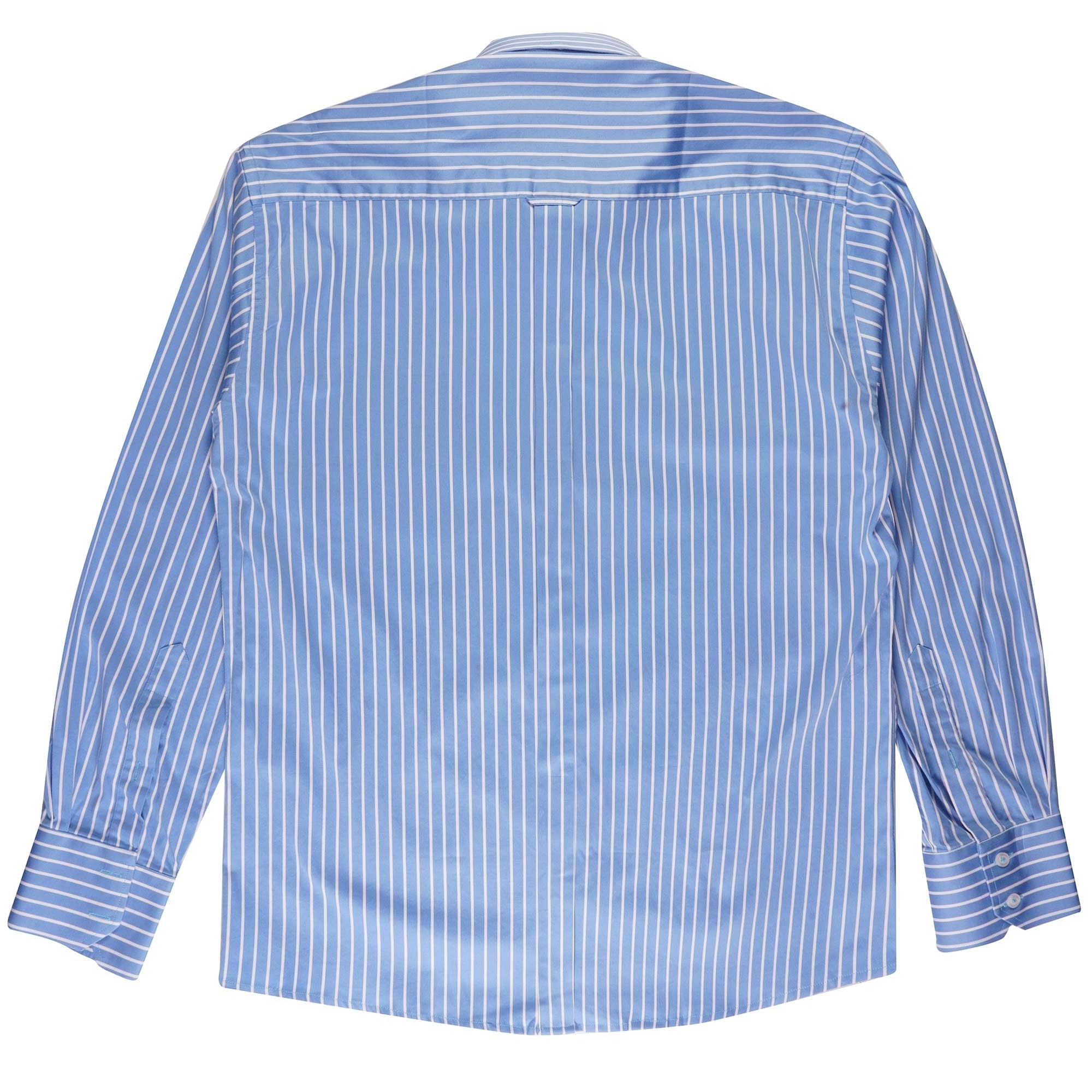 Real Hoxton Classic Striped Shirt - Blue and White