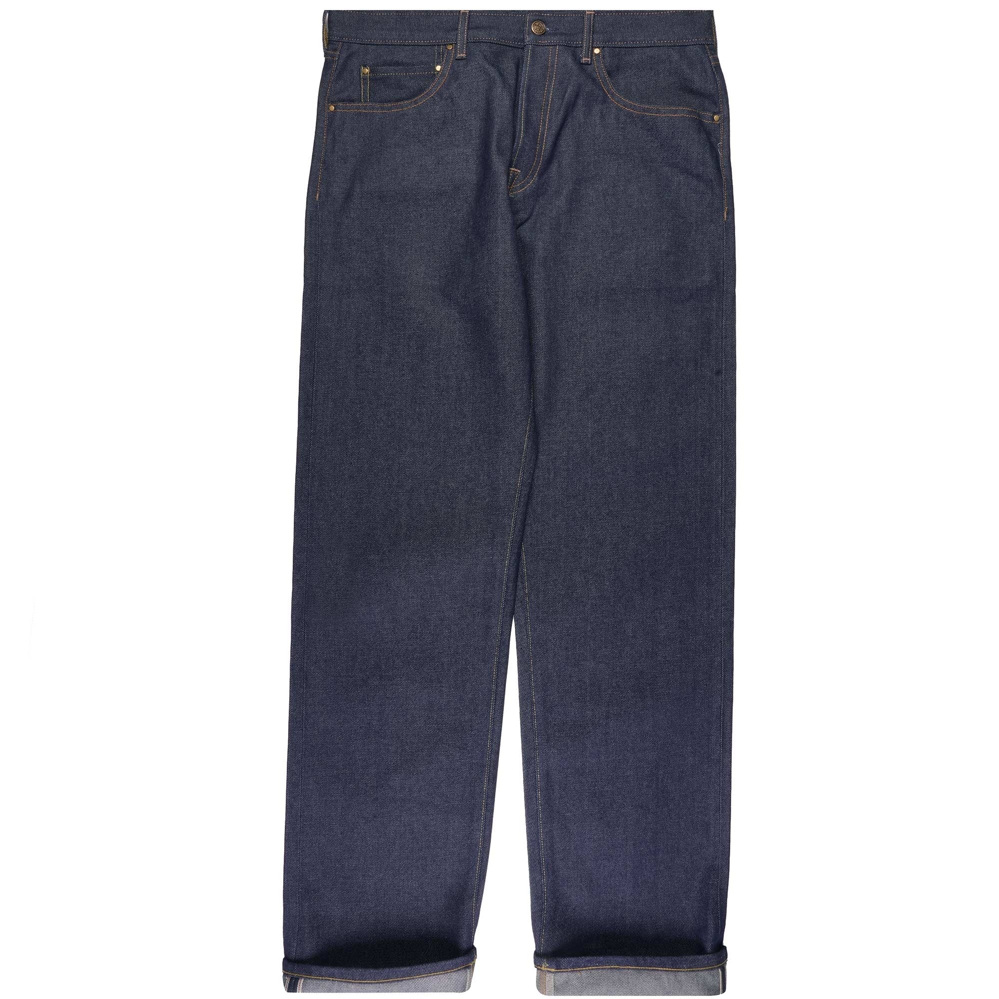 13 Oz Selvedge Denim Jeans - Indigo