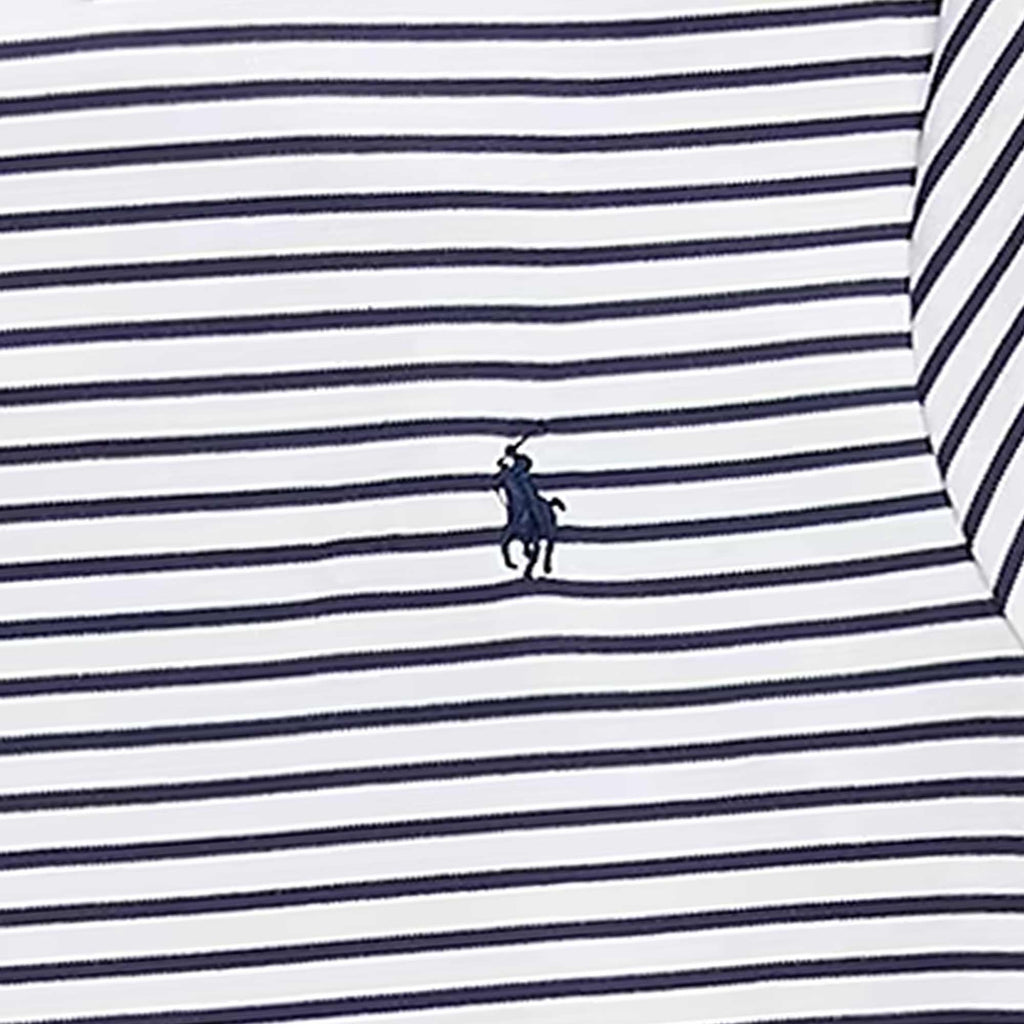 Polo Ralph Lauren Custom Slim Striped Soft Cotton T-Shirt - White Stripe