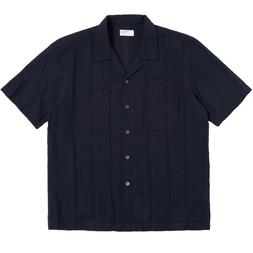 Universal Works Sal Road Shirt - Navy