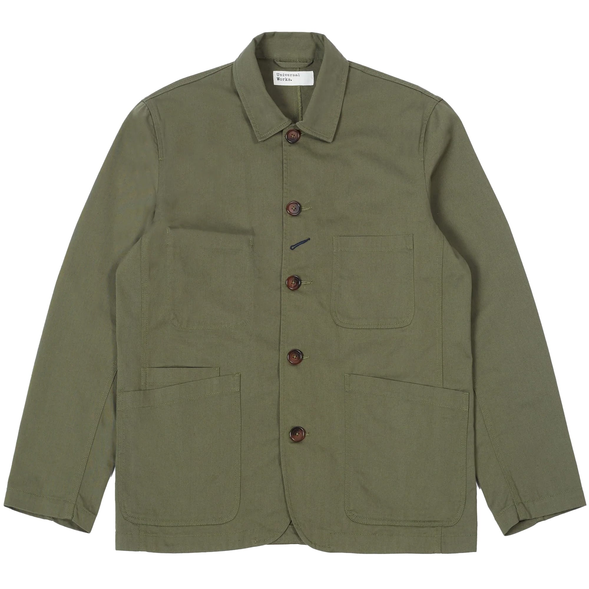 Universal Works Bakers Jacket - Light Olive