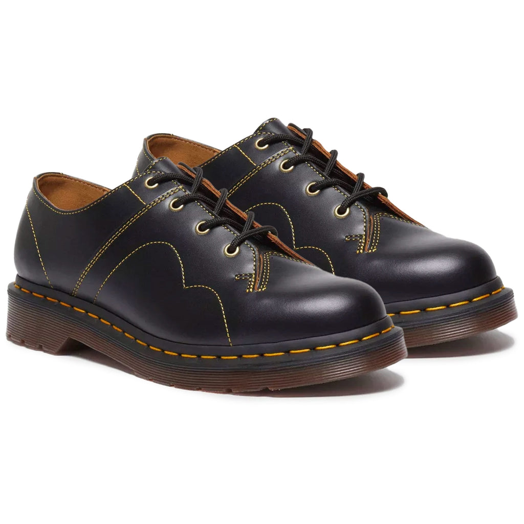 Dr. Martens Church Vintage Smooth Leather Shoes - Black