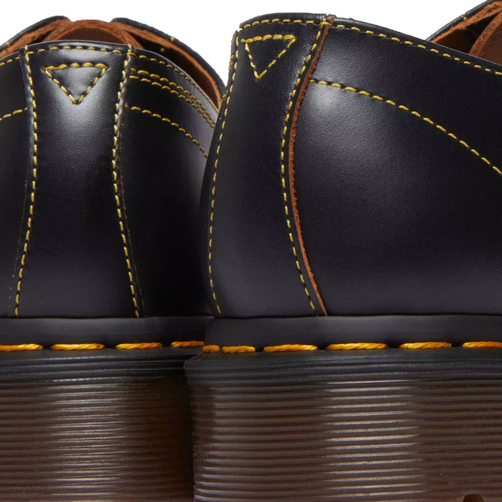 Dr. Martens Church Vintage Smooth Leather Shoes - Black