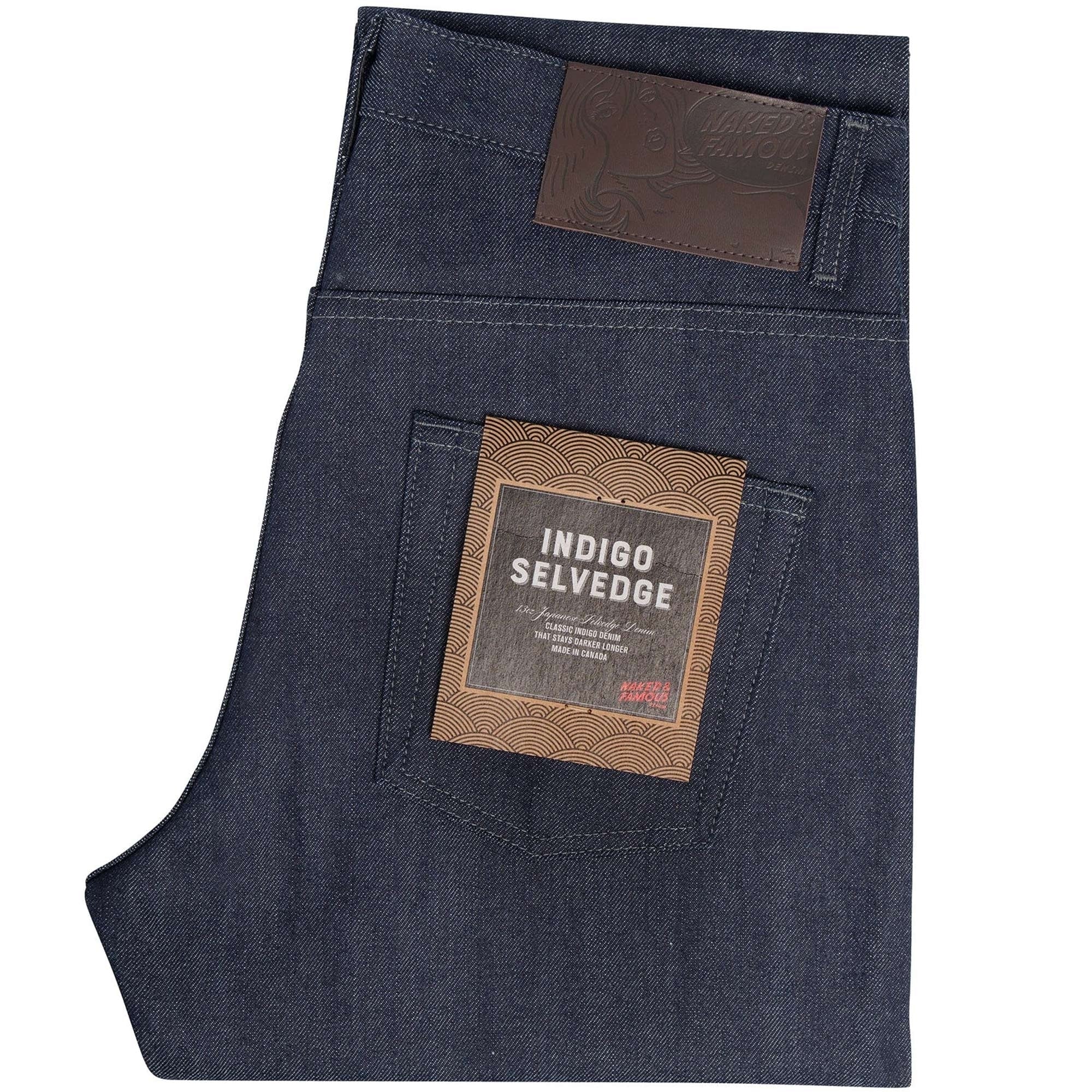 Naked and Famous Denim Easy Guy - Indigo Selvedge