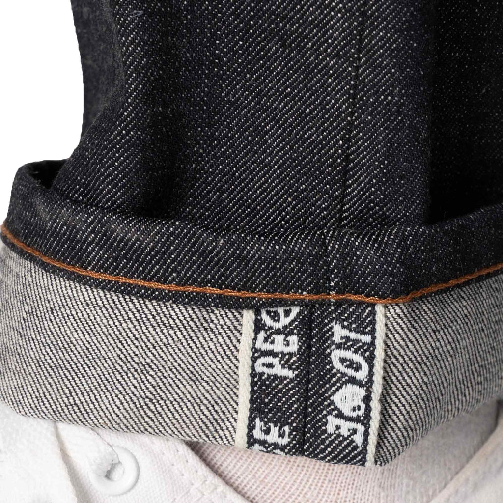 Naked and Famous Denim Weird Guy Love & Peace Selvedge Jeans - Indigo