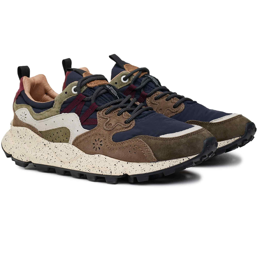 Flower Mountain Yamano 3 Suede and Nylon - Brown and Navy