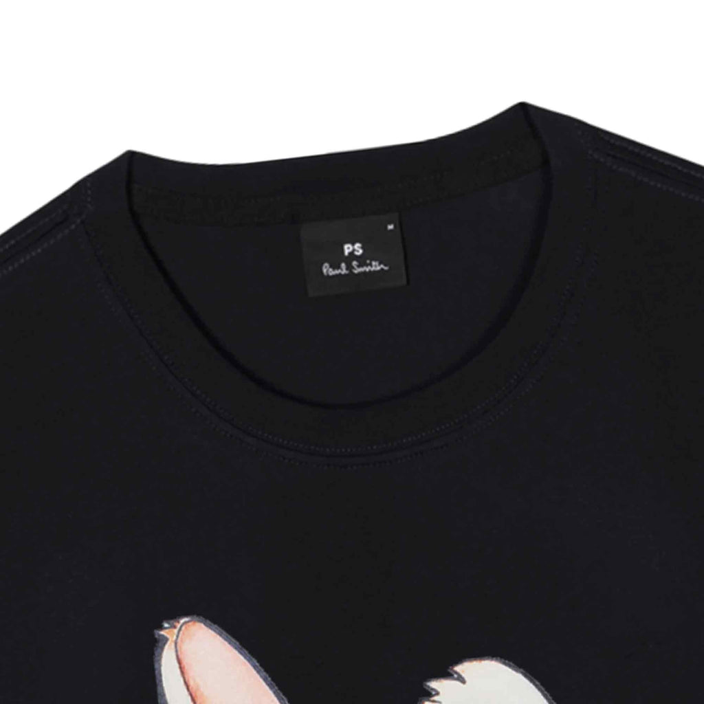 Paul Smith Bunny Print T-Shirt - Black