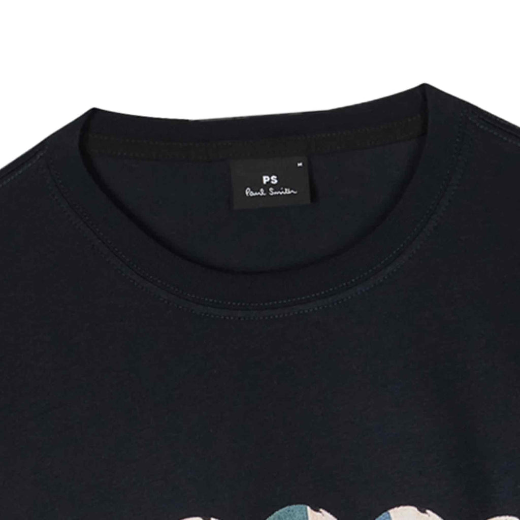 Paul Smith Skulls Print T-Shirt - Dark Navy