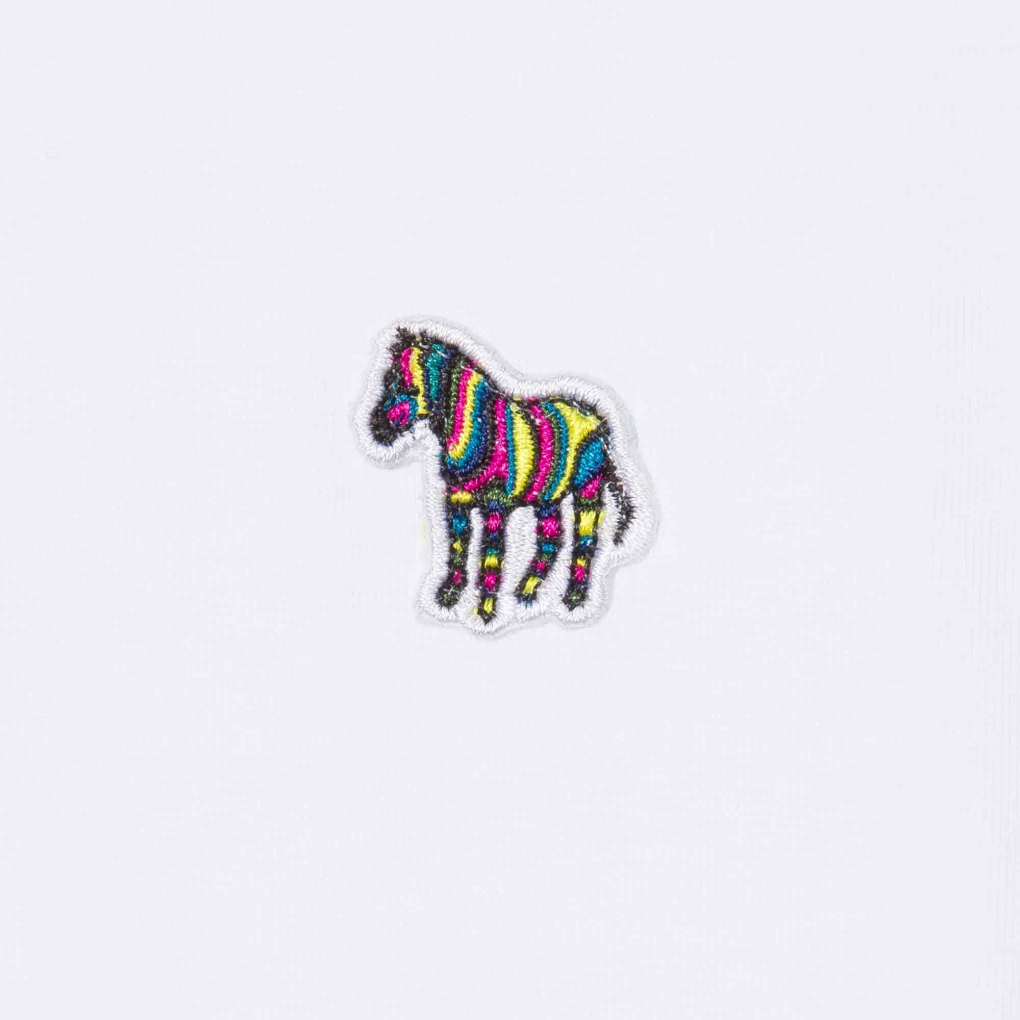 Paul Smith Cotton Zebra Logo T-Shirt - White