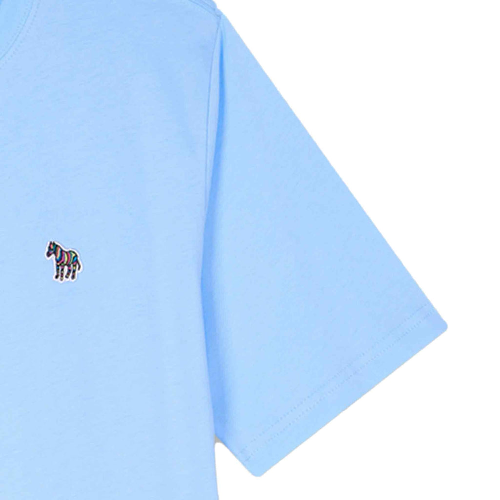 Paul Smith Cotton Zebra Logo T-Shirt - Light Blue