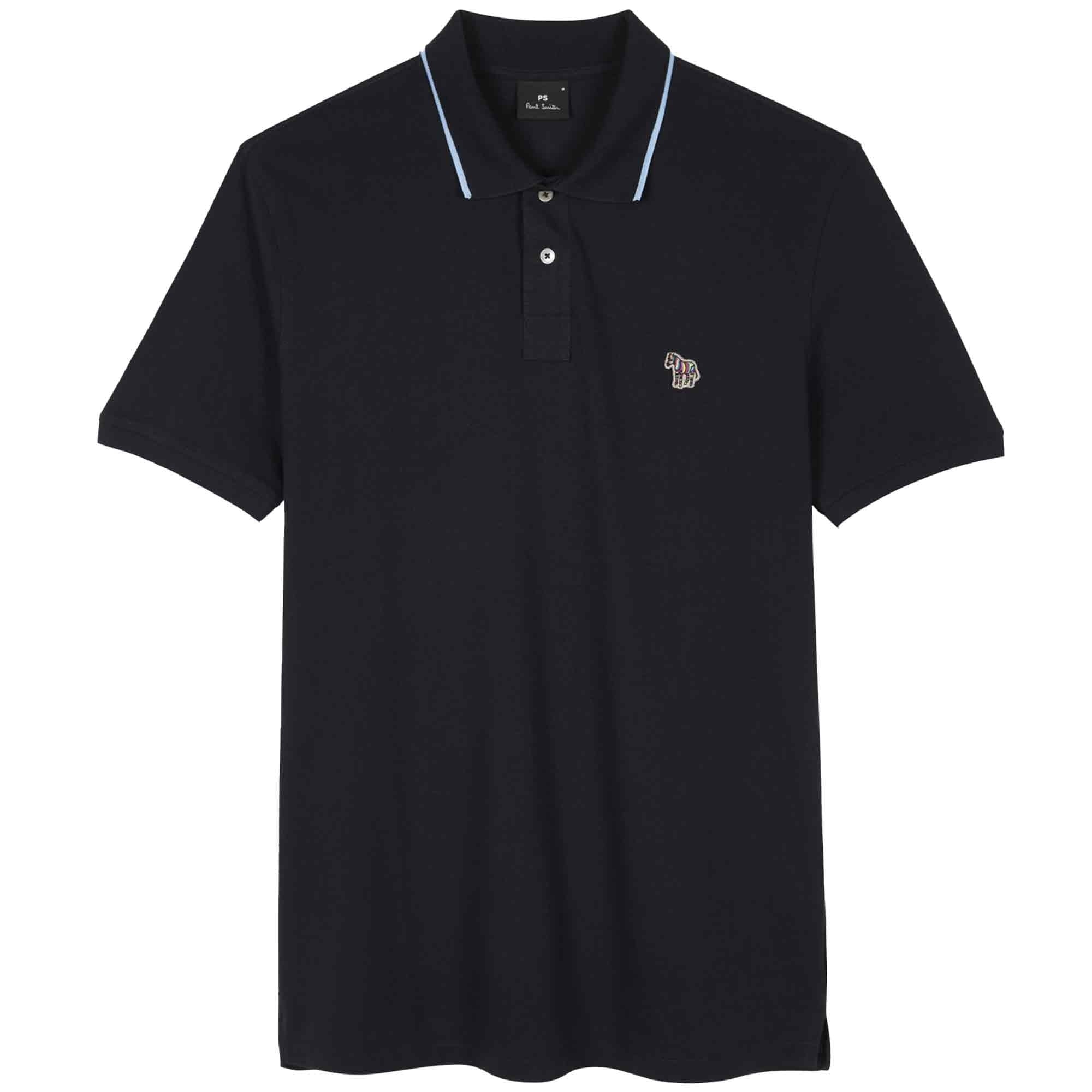 Paul Smith Zebra Logo Polo Shirt - Black