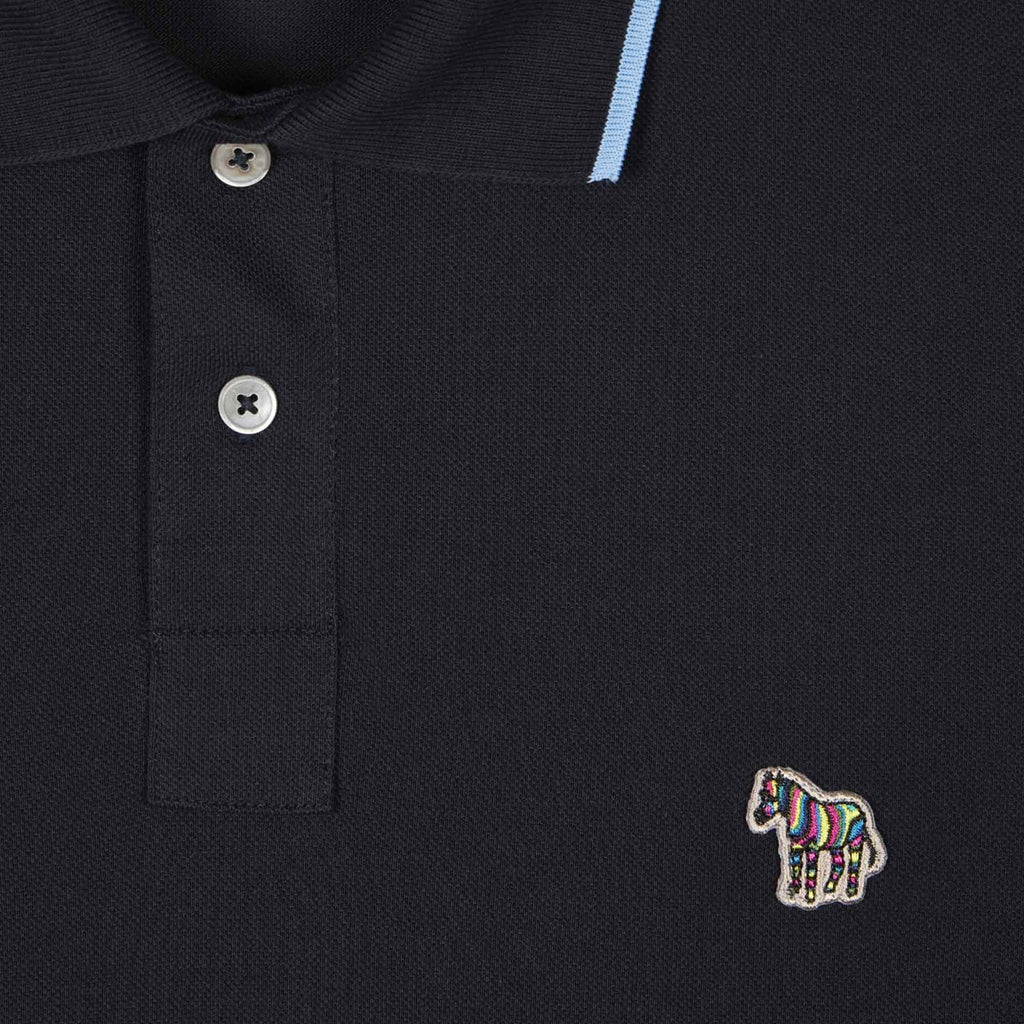 Paul Smith Zebra Logo Polo Shirt - Black