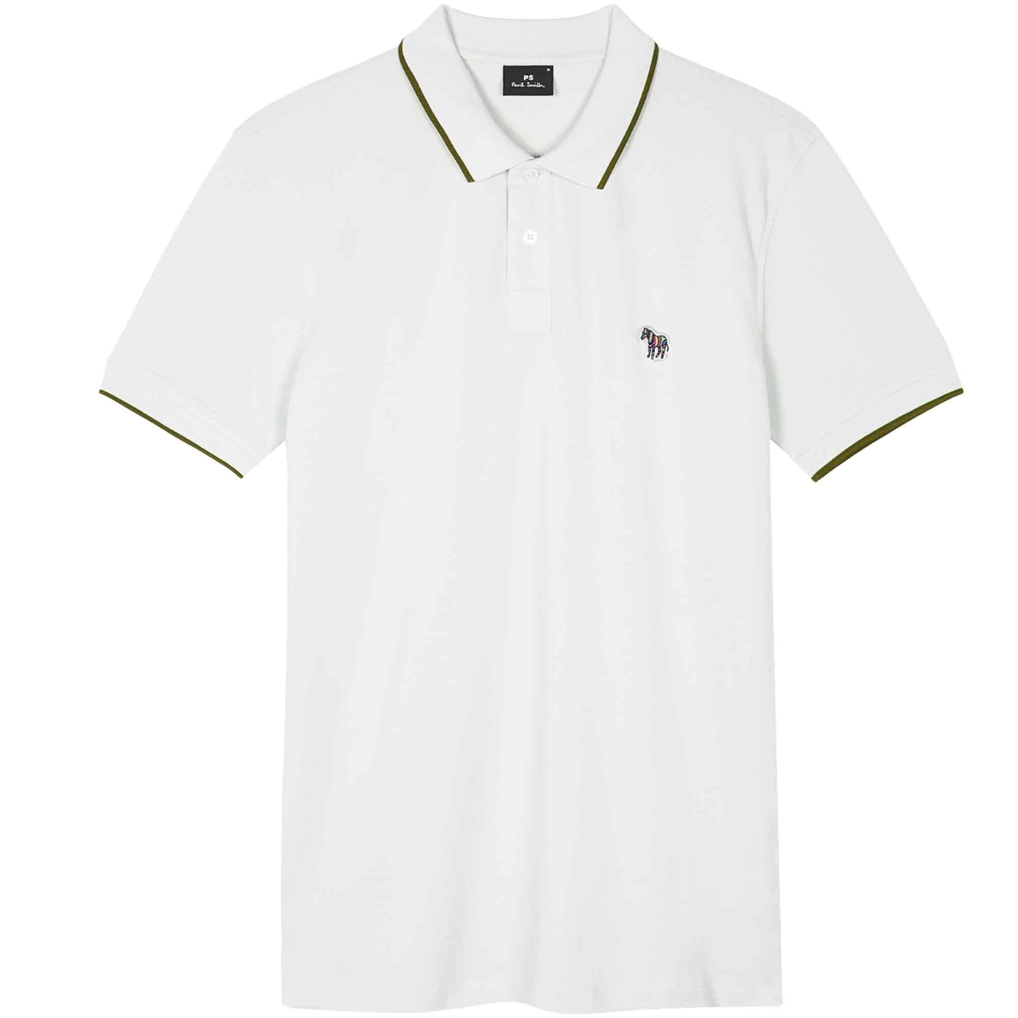 Paul Smith Zebra Logo Polo Shirt - White