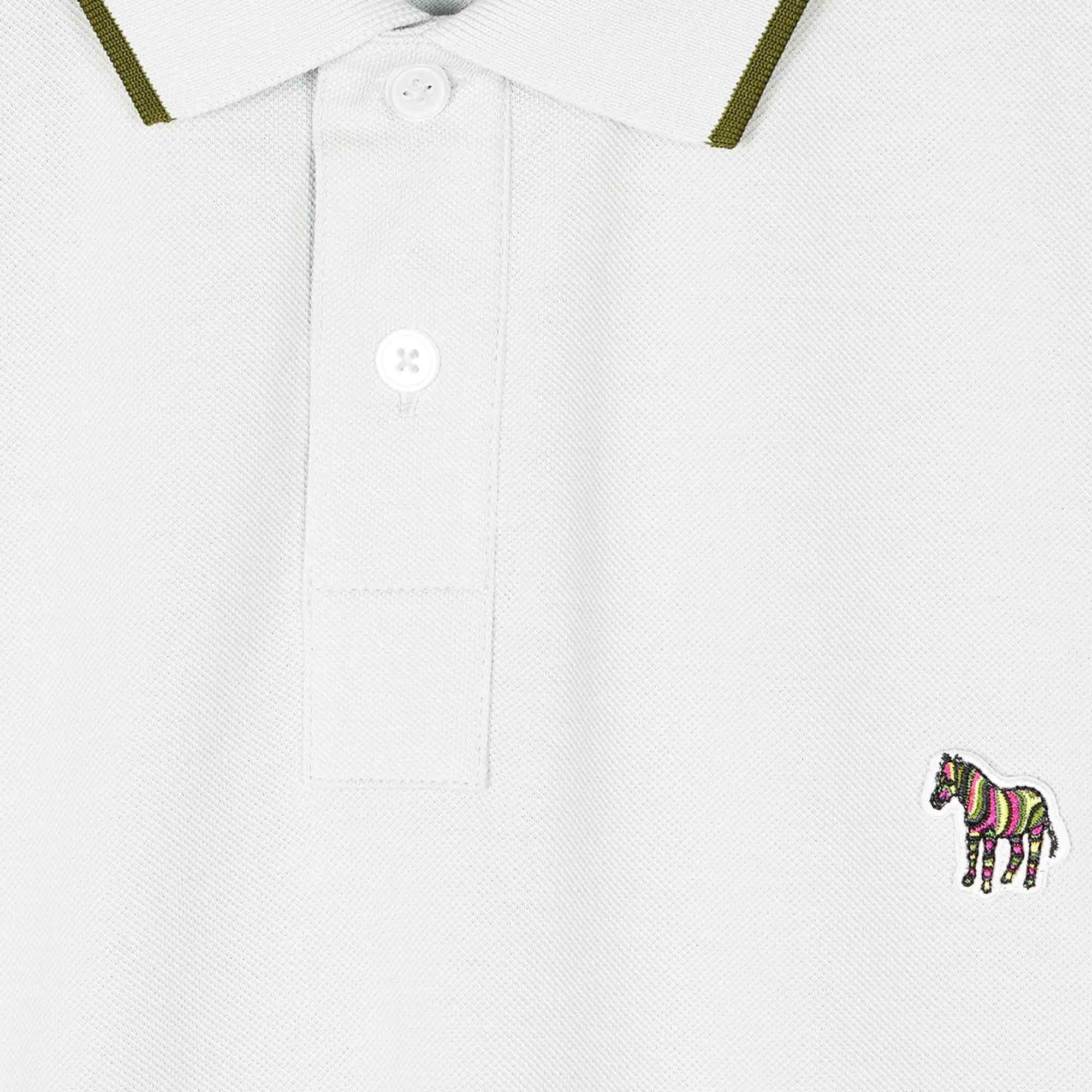 Paul Smith Zebra Logo Polo Shirt - White