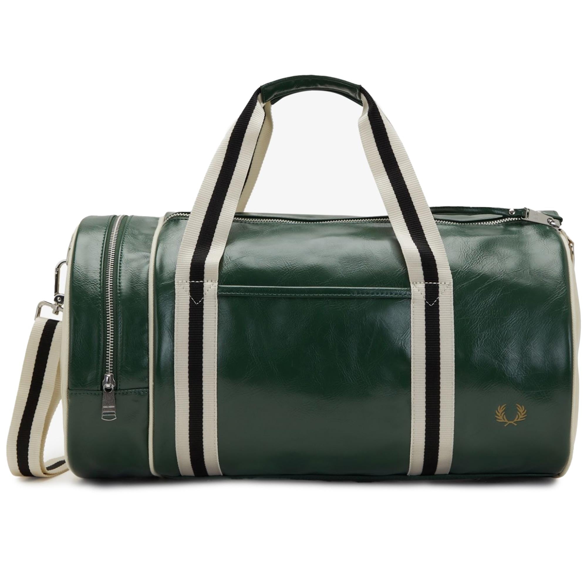 Fred Perry Classic Barrel Bag - Tartan Green