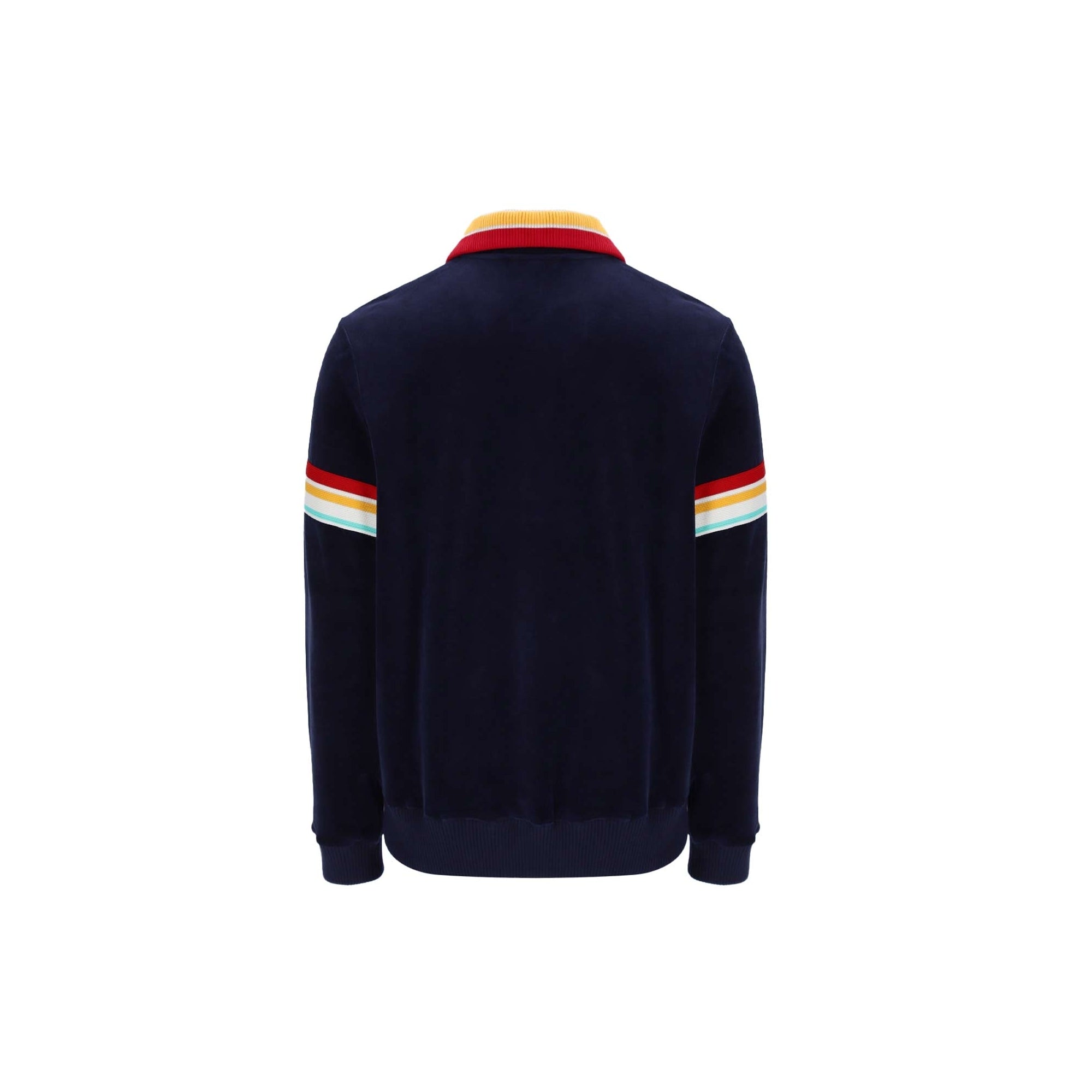 Sergio Tacchini Slice Velour Track Jacket - Maritime Blue