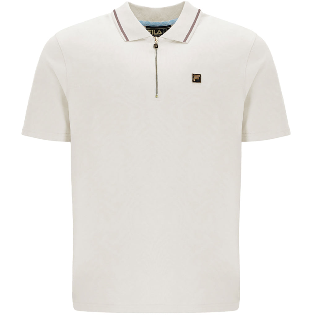 Fila Vintage Lemar Polo Shirt - Egret