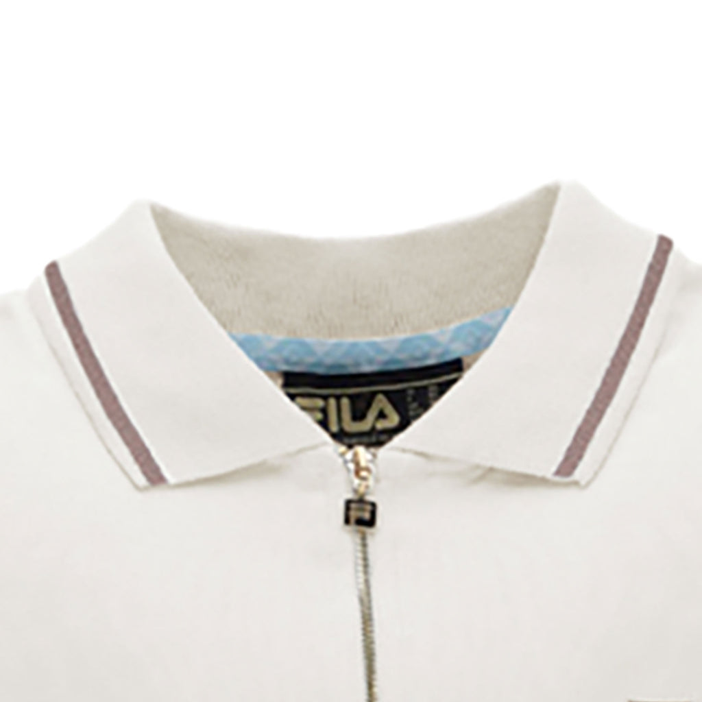 Fila Vintage Lemar Polo Shirt - Egret