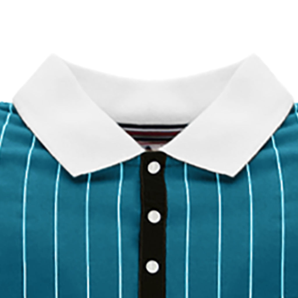 Fila Vintage BB1 Polo Shirt - Deep Lagoon