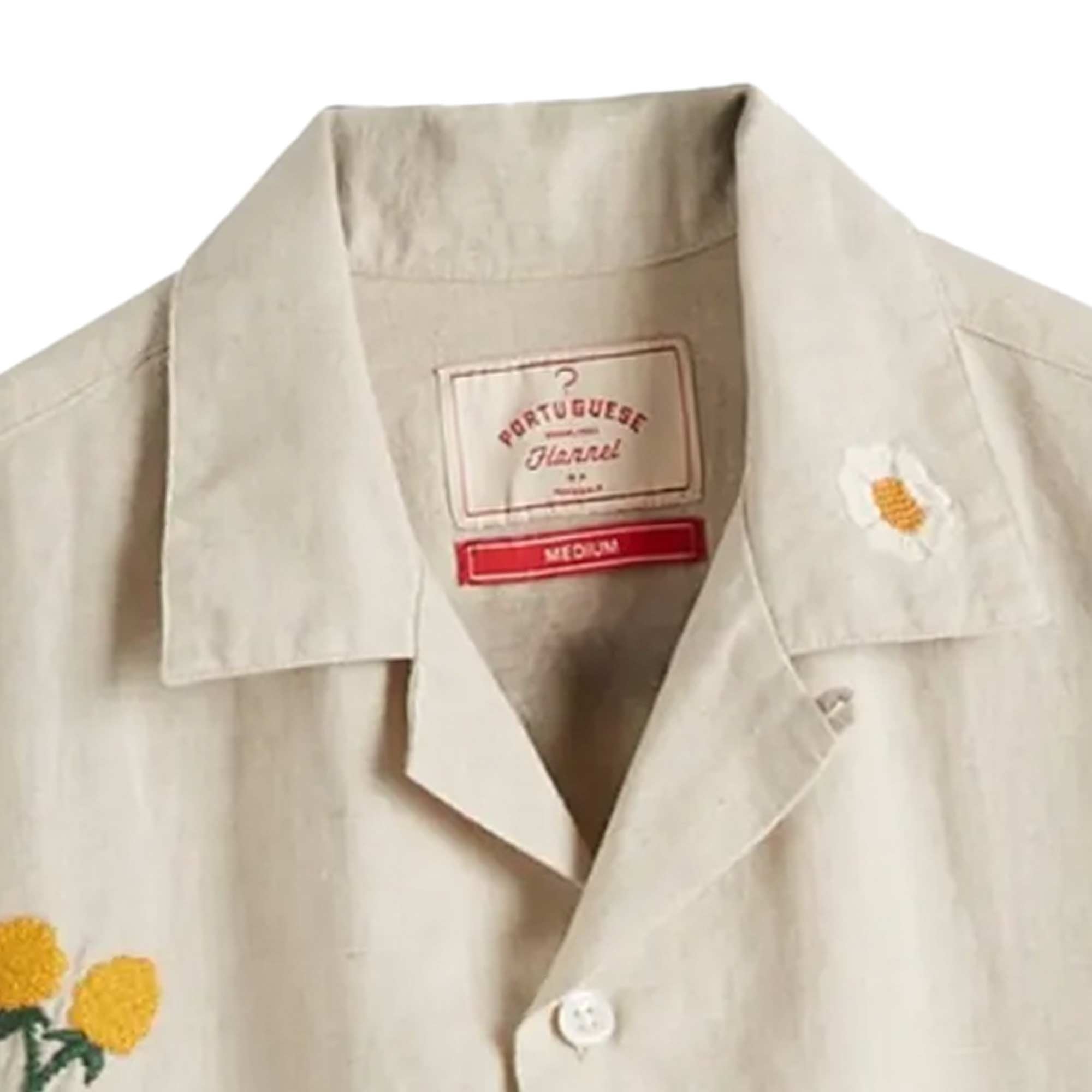 Portuguese Flannel Spring 3 Embroidered Vacation Shirt - Multi