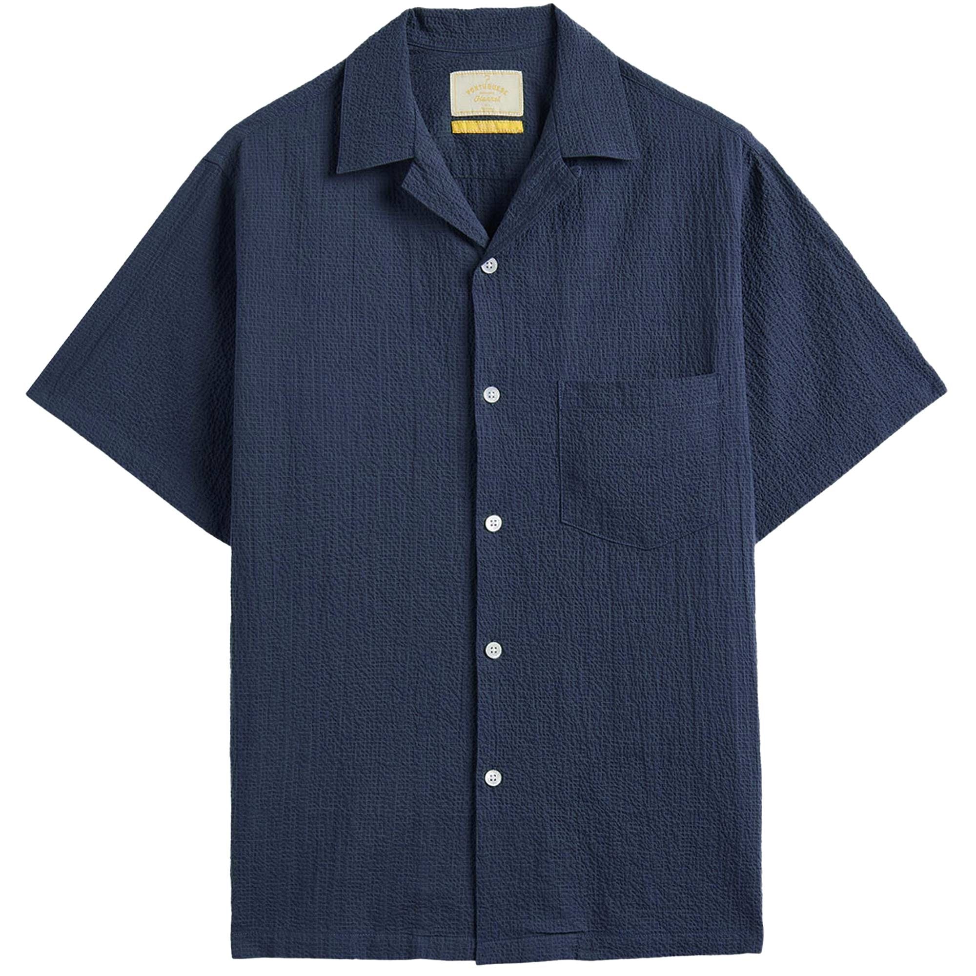 Portuguese Flannel Flame Shirt - Navy
