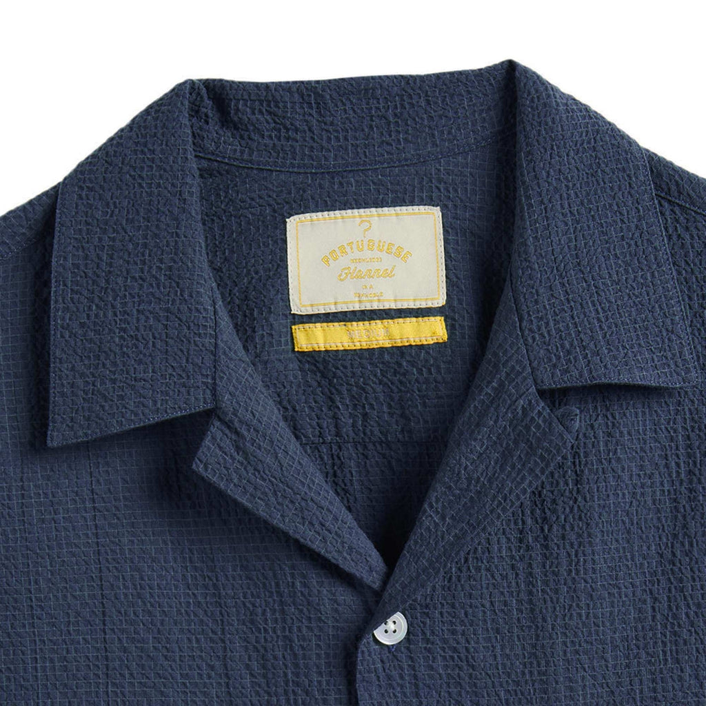 Portuguese Flannel Flame Shirt - Navy