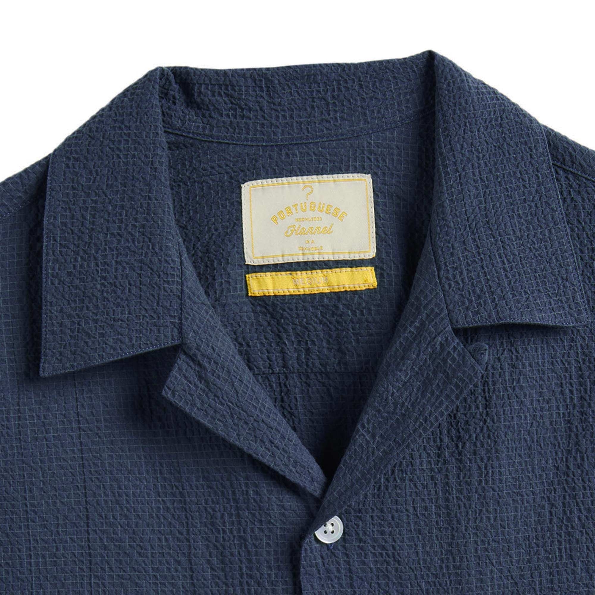 Portuguese Flannel Flame Shirt - Navy