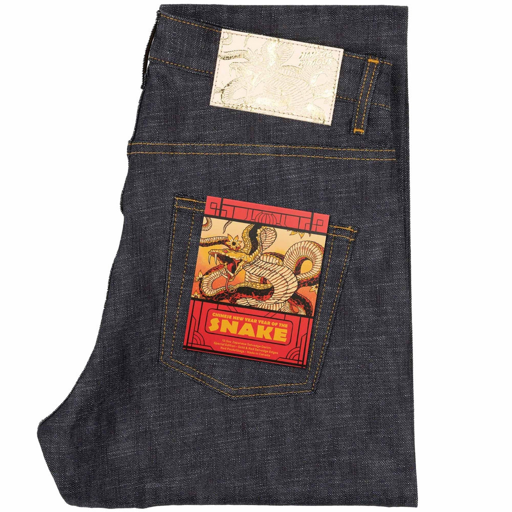Naked and Famous Denim Weird Guy Chinese New Year Jeans - Indigo