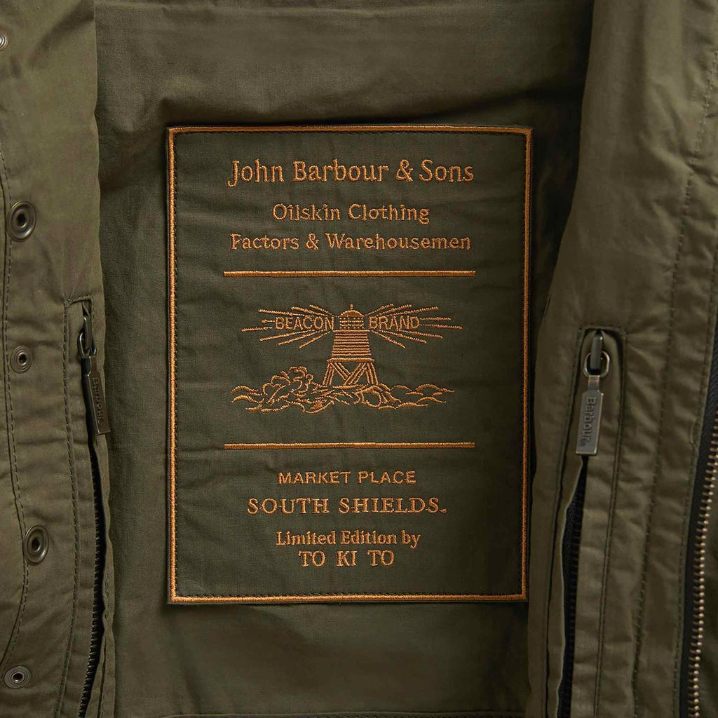 Barbour Field Utility Casual Jacket - Dusky Green