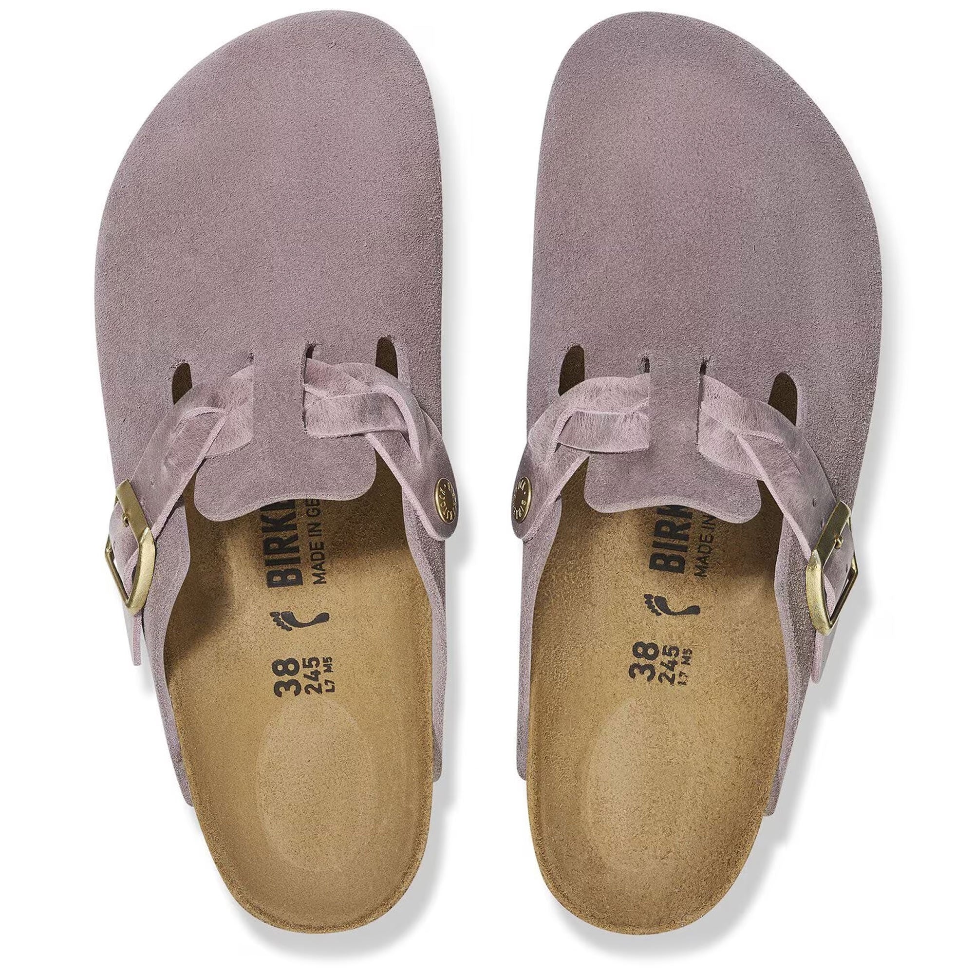 Birkenstock Womens Boston Braided - Faded Purple
