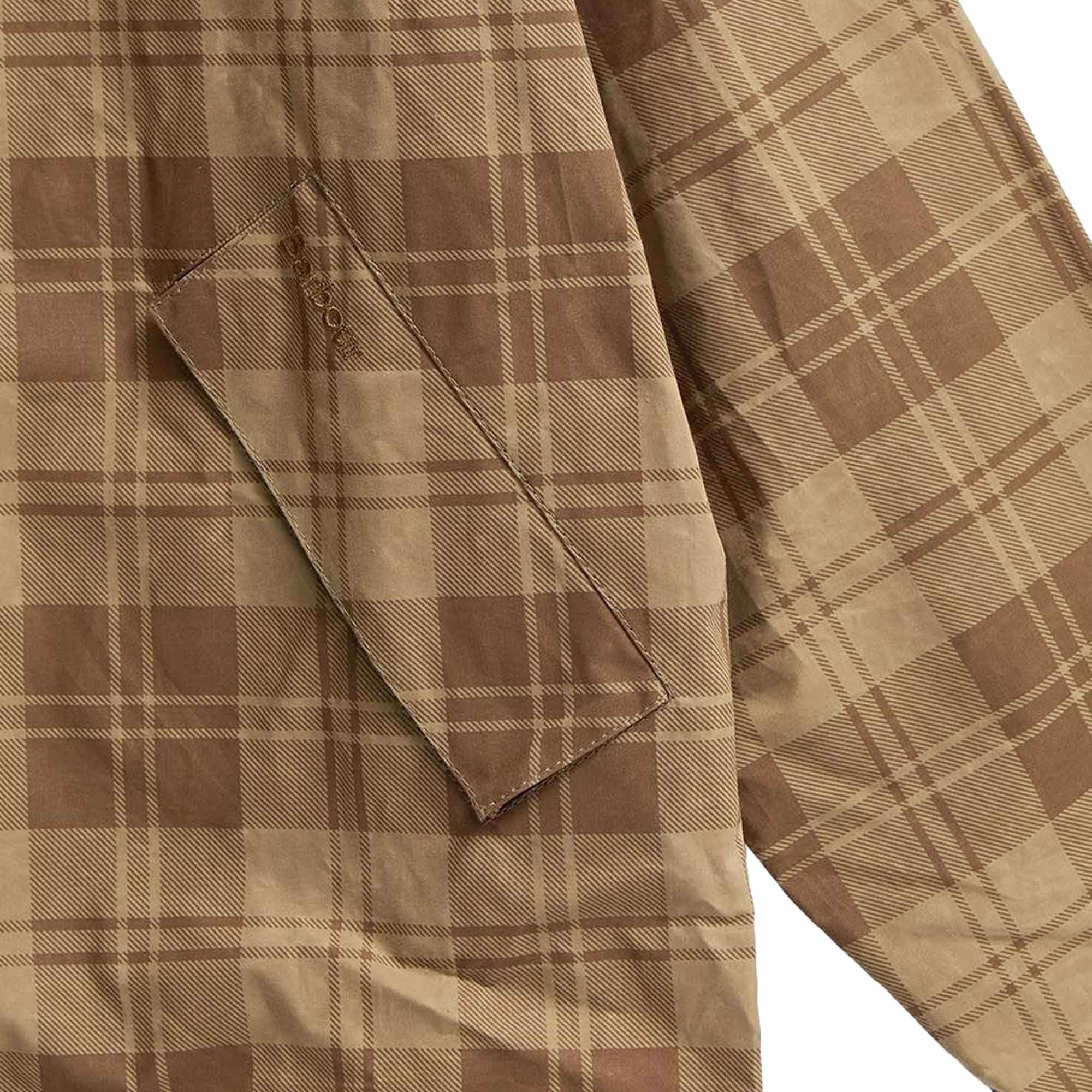Barbour Transport Check Casual Jacket - Stone