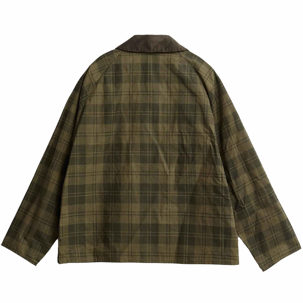 Barbour Transport Check Casual Jacket - Olive