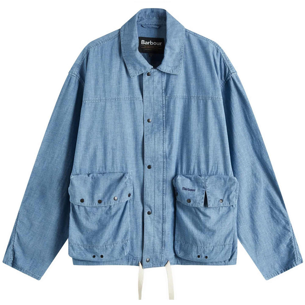 Barbour Durham Lightweight Denim Jacket - Chambray