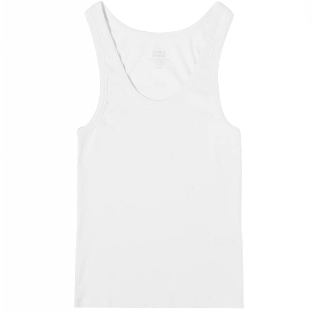 Organic Rib Tank Top - Optical White