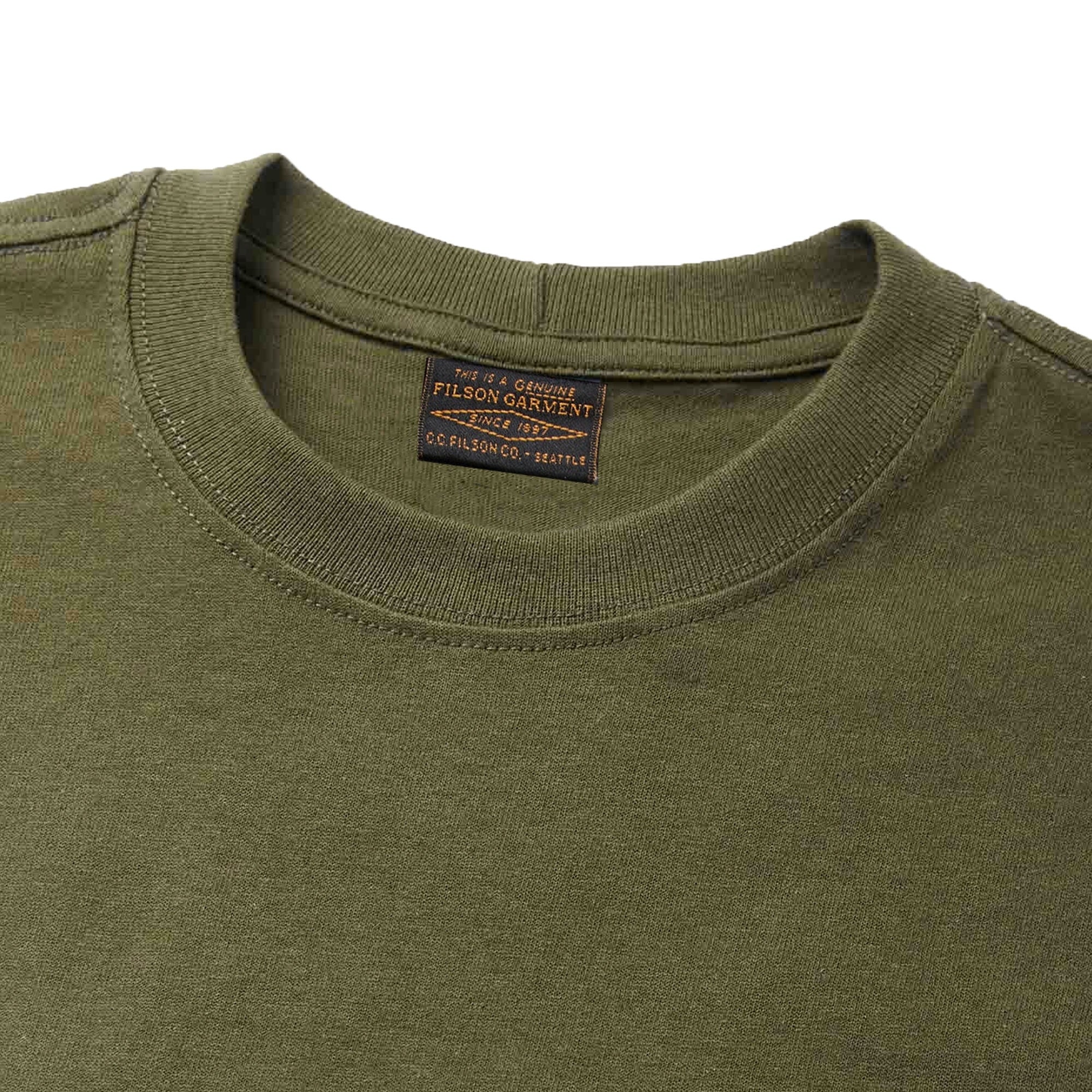 Filson Frontier Pocket T-Shirt - Dark Olive