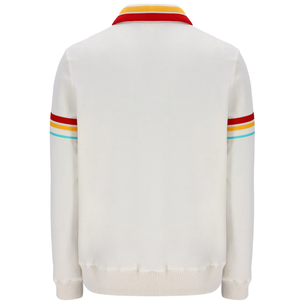 Sergio Tacchini Slice Velour Track Jacket - Gardenia