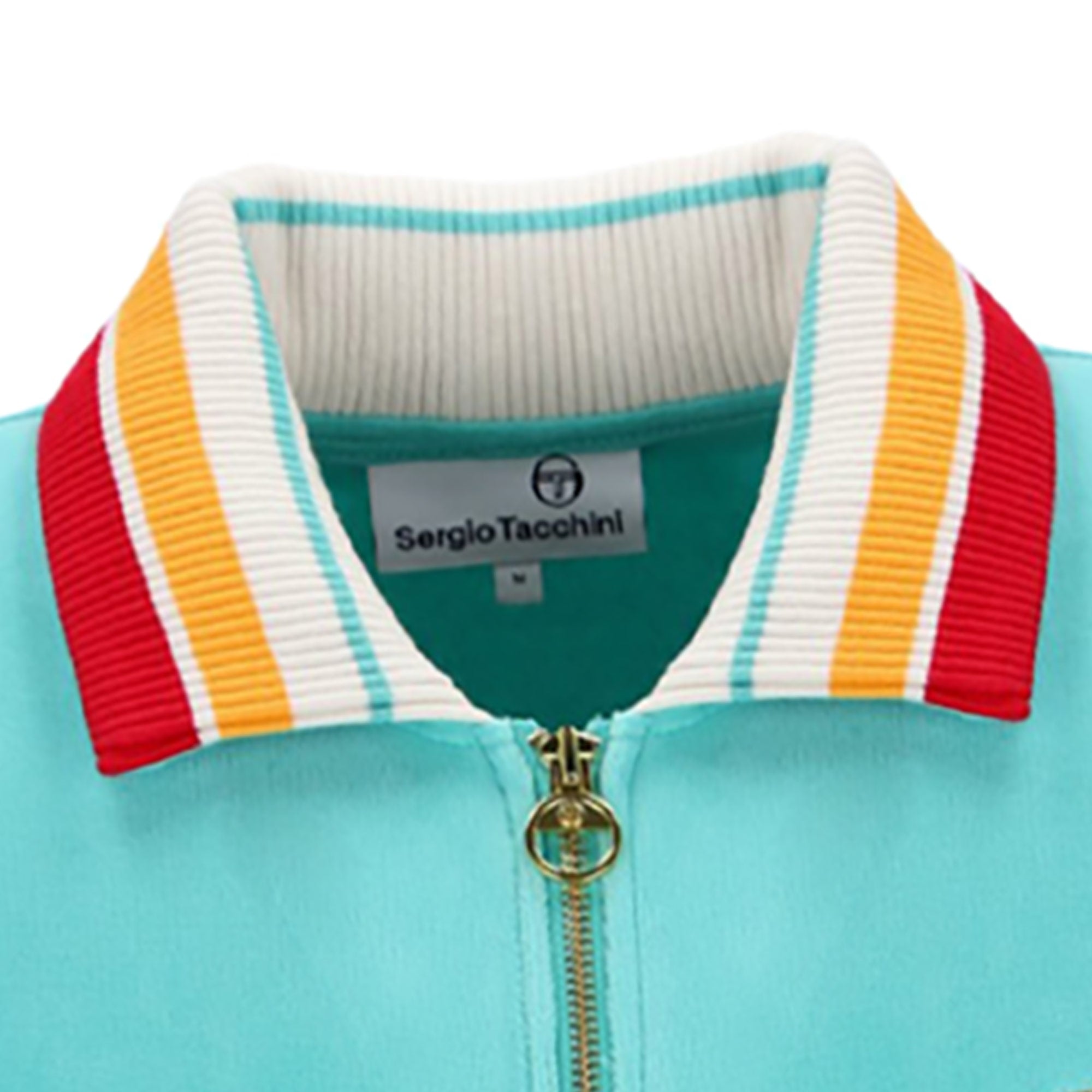 Sergio Tacchini Slice Velour Track Jacket - Pool Blue