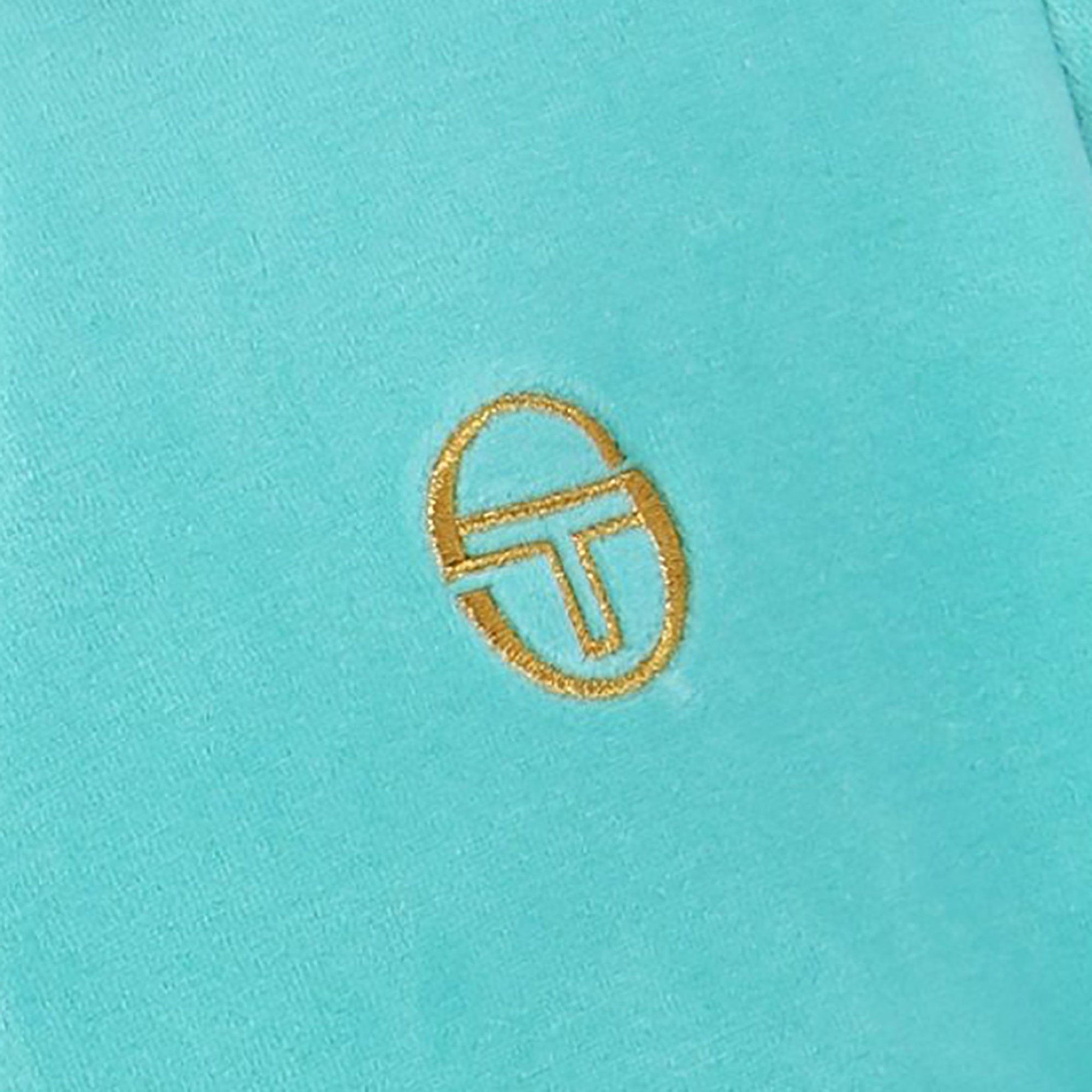 Sergio Tacchini Slice Velour Track Jacket - Pool Blue