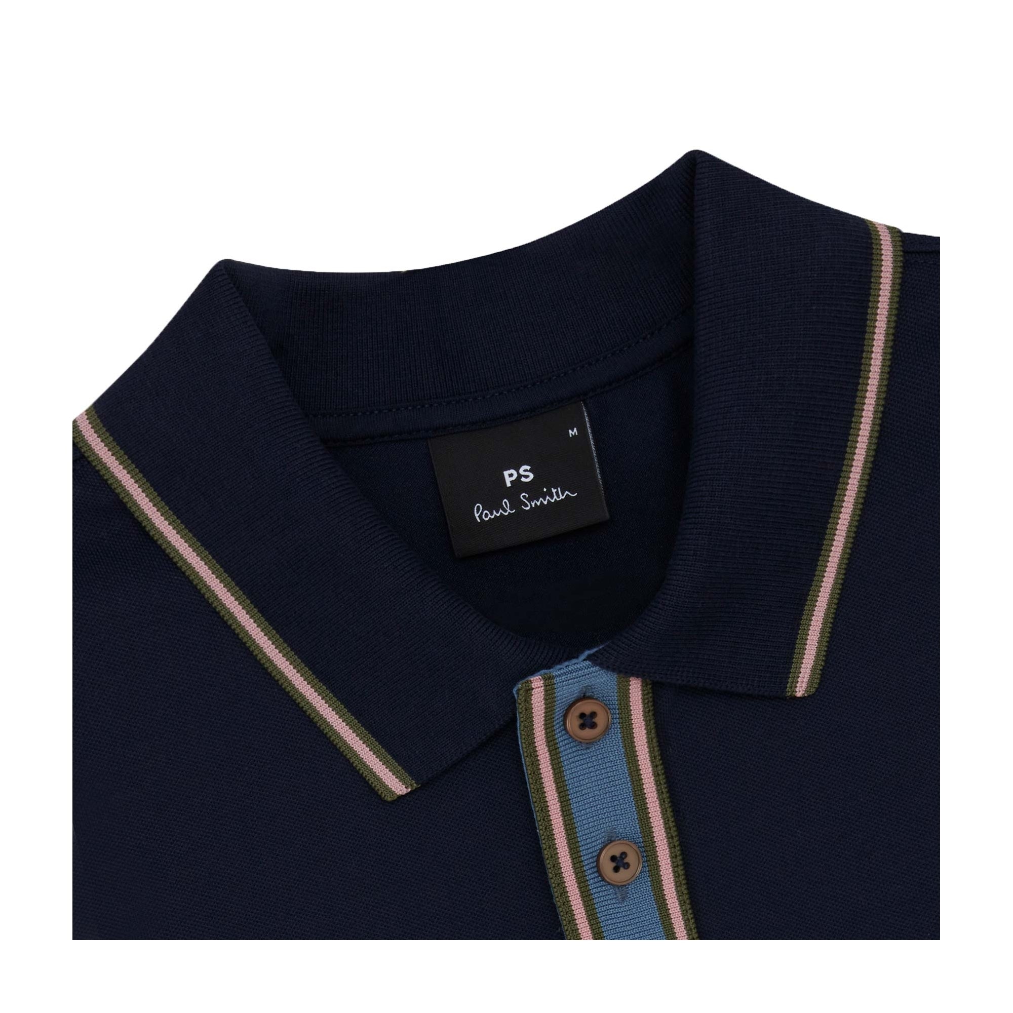 Paul Smith Knit Polo Shirt - Navy